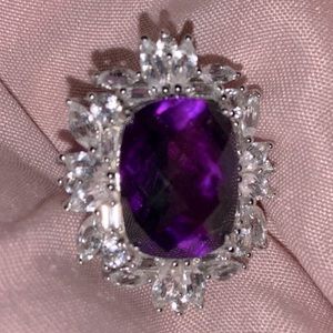 **SOLD** Amethyst Ring .925 SS